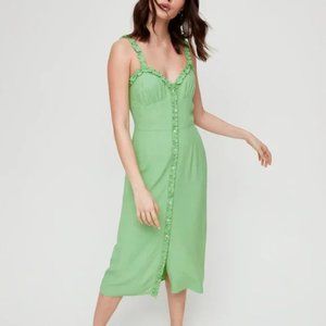 Wilfred Lealia Dress Ruffled bustier dress